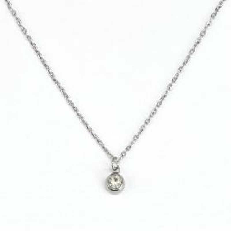 Kostibas 1013-690AL, Κολιέ, Ατσάλι, Μοτίφ, Ασημί/Λευκό