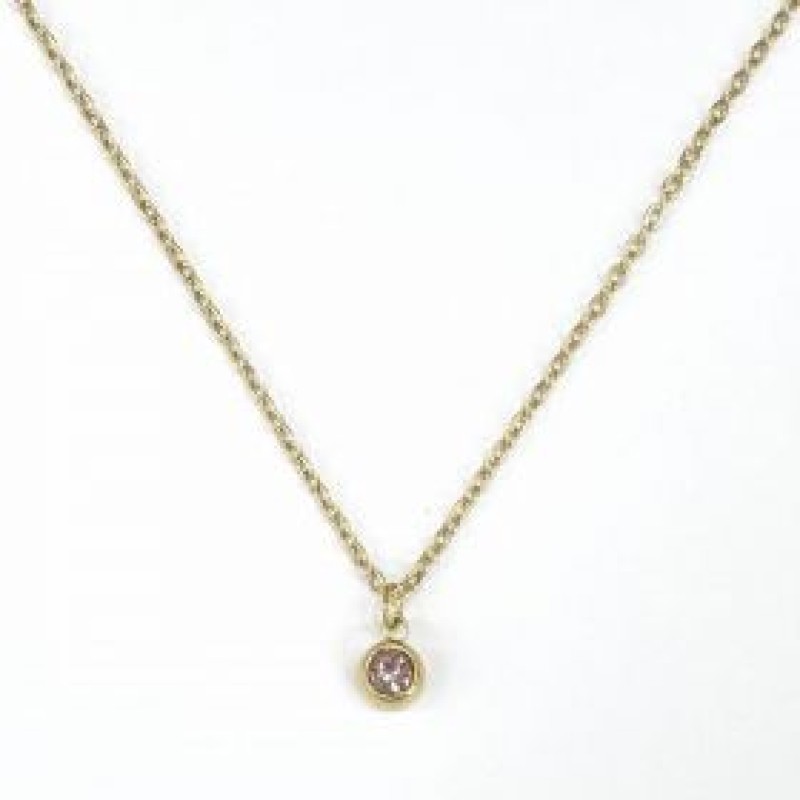 Kostibas 1013-690XR, Κολιέ, Ατσάλι, Μοτίφ, Χρυσό/Ροζ