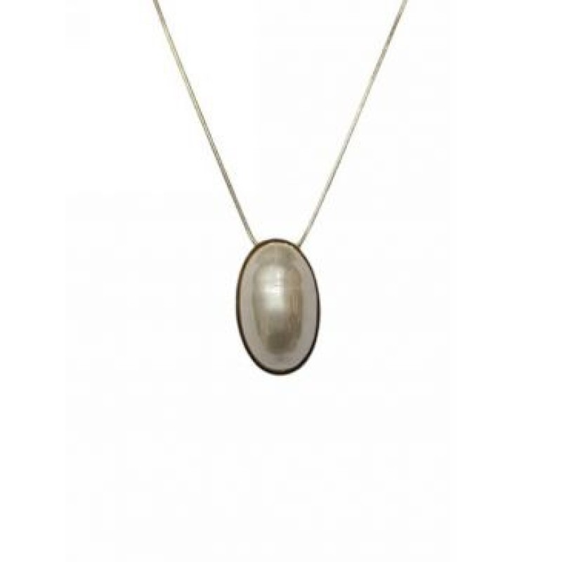 Kostibas 1013-606XL, Κολιέ, Ατσάλι, Μοτίφ, Χρυσό/Λευκό