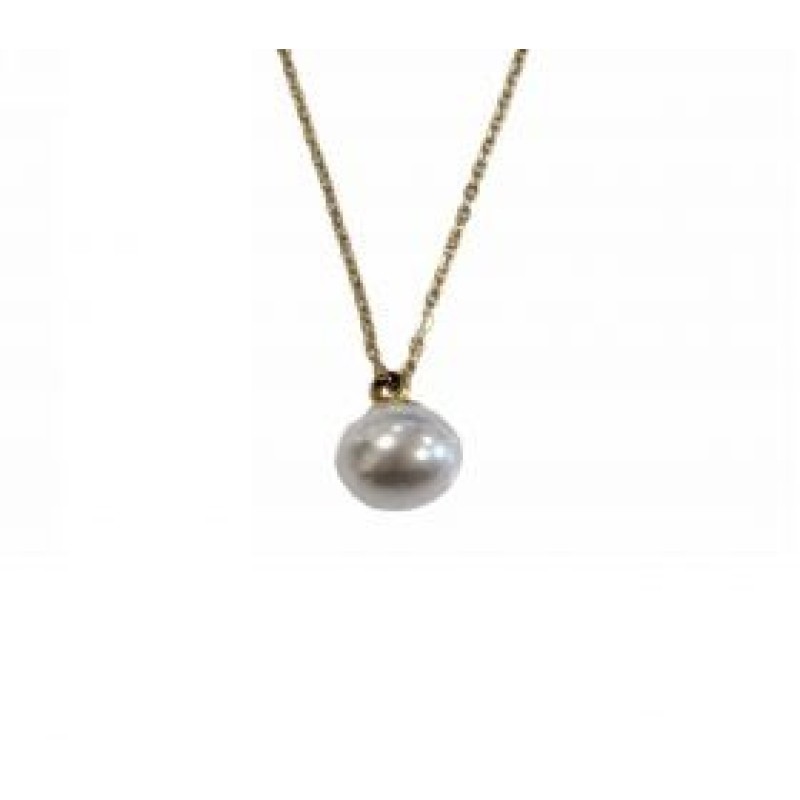 Kostibas 1013-615XL, Κολιέ, Ατσάλι, Μοτίφ, Χρυσό/Λευκό