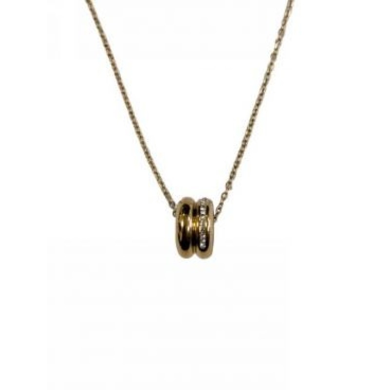 Kostibas 1013-685X, Κολιέ, Ατσάλι, Μοτίφ, Χρυσό