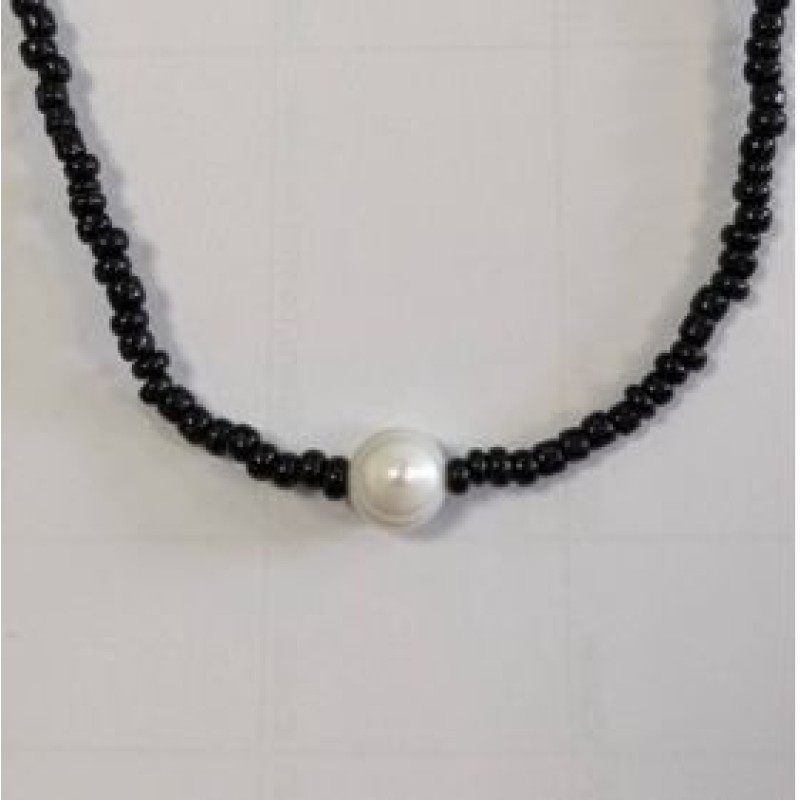 Kostibas 1013-845M, Κολιέ, Ατσάλι, Μοτίφ, Μαύρο