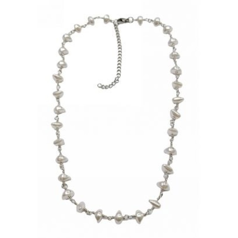 Kostibas 1012-901A2, Κολιέ, Πέρλα, Ασημί