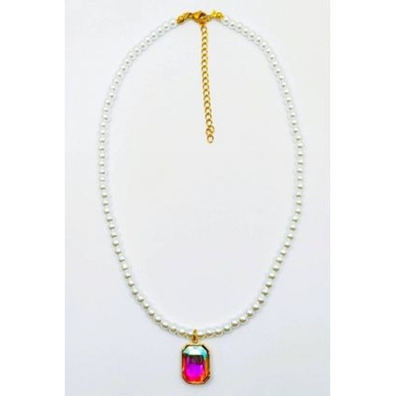 Kostibas 1022-402X1, Κολιέ, Πέρλα, Μοτίφ, Χρυσό/Ιριδίζων