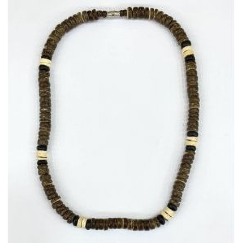 Kostibas 1018-040S, Κολιέ, Coconut, Ξύλο, Καφέ
