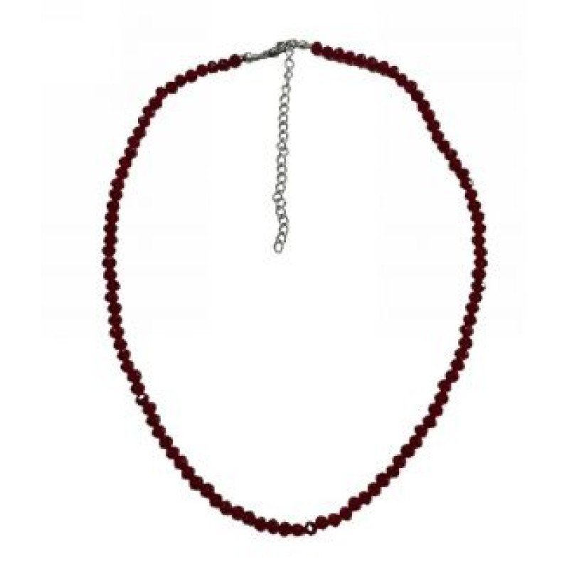 Kostibas 1023-001D, Κολιέ, Κρύσταλλο, Μπορντό