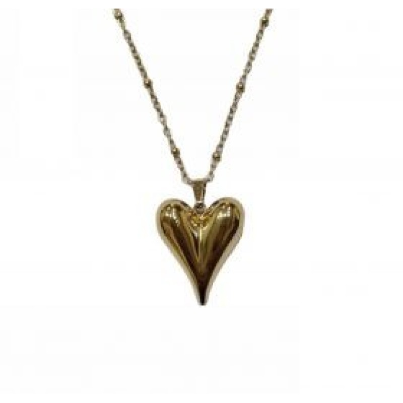 Kostibas 1013-679X, Κολιέ, Μοτίφ, Ατσάλι, Χρυσό