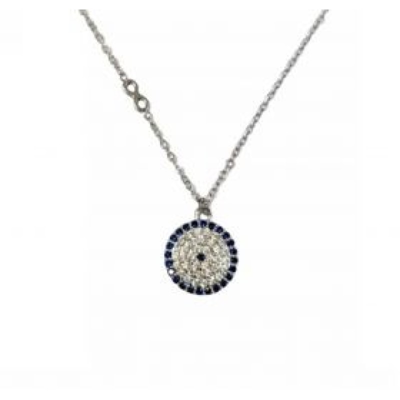 Kostibas 1013-674AI, Κολιέ, Μοτίφ, Ατσάλι, Ασημί