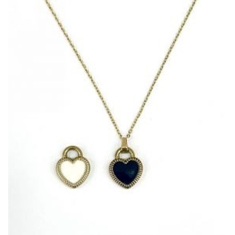 Kostibas 1013-760X, Κολιέ, Μοτίφ, Ατσάλι, Χρυσό