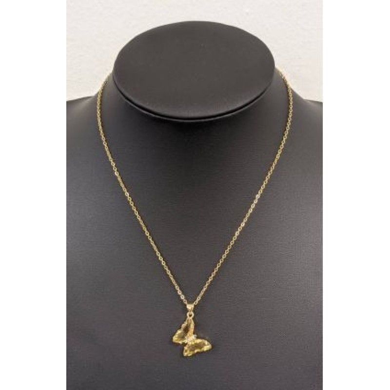 Kostibas 1013-956Y, Κολιέ, Μοτίφ, Ατσάλι, Χρυσό/Κίτρινο