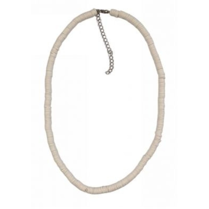 Kostibas 1042-023L, Κολιέ, Μοτίφ, Φίμο, Λευκό