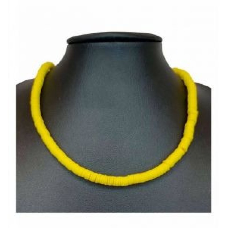 Kostibas 1042-023Y, Κολιέ, Μοτίφ, Φίμο, Κίτρινο