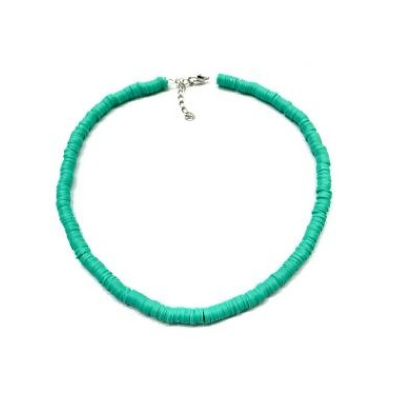 Kostibas 1042-023N, Κολιέ, Μοτίφ, Φίμο, Πετρόλ