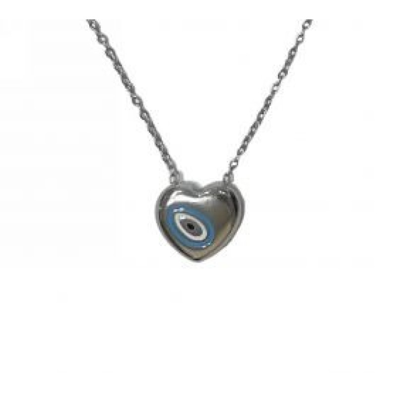 Kostibas 1013-511AT, Κολιέ, Μοτίφ, Ατσάλι, Ασημί/Τιρκουάζ