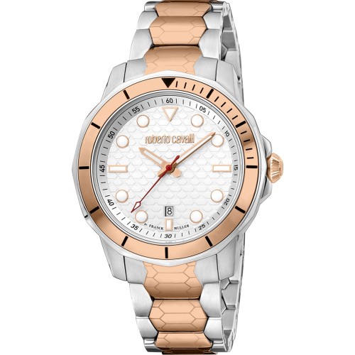 Roberto Cavalli RV1G159M0081, Stainless Steel, ΤΕ, Με μπρασελέ, Ασημί