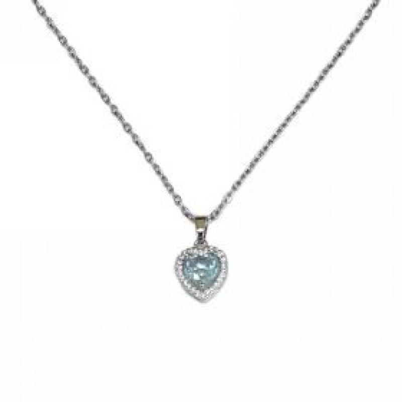 Kostibas 1013-843AT, Κολιέ, Μοτίφ, Ατσάλι, Ασημί/Τιρκουάζ