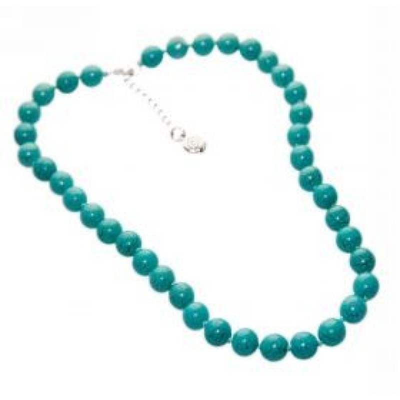 Kostibas 1014-322J, Κολιέ, Πέτρα, Σχοινί, Τιρκουάζ