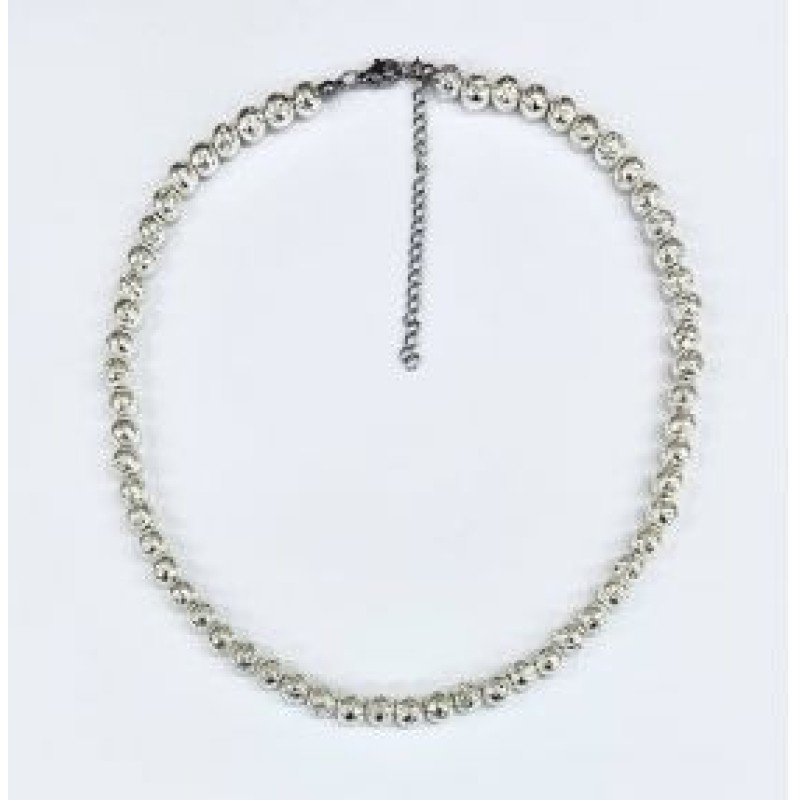 Kostibas 1014-691FA, Κολιέ, Πέτρα, Λάβα, Ασημί