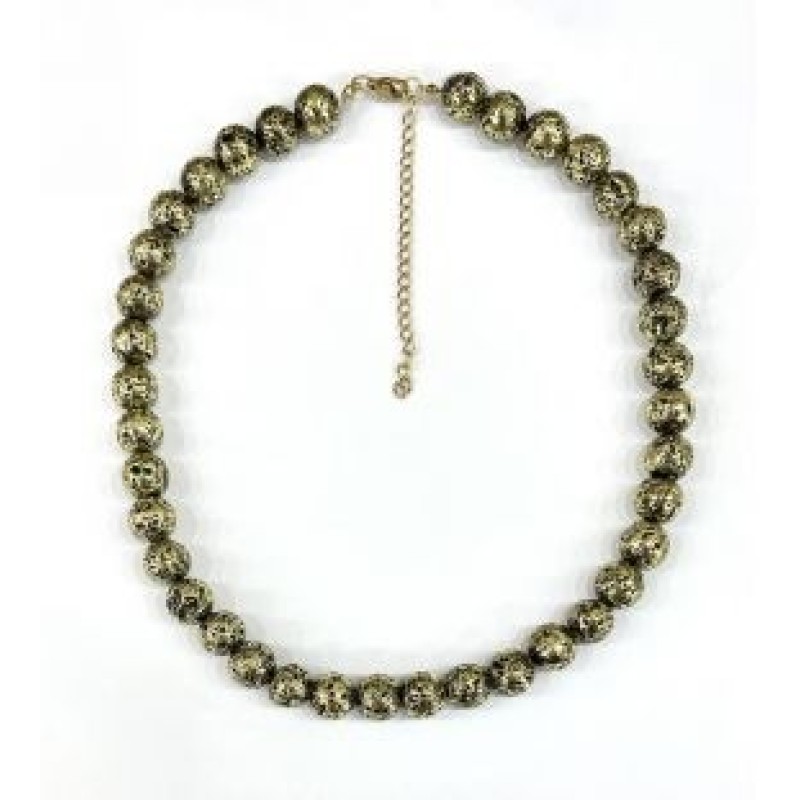 Kostibas 1014-691JZ, Κολιέ, Πέτρα, Λάβα, Μπρονζέ