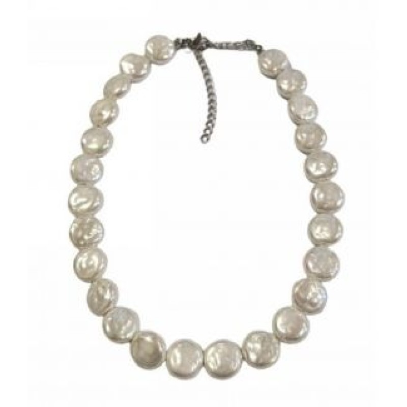 Kostibas 1014-611L, Κολιέ, Πέτρα, Λευκό