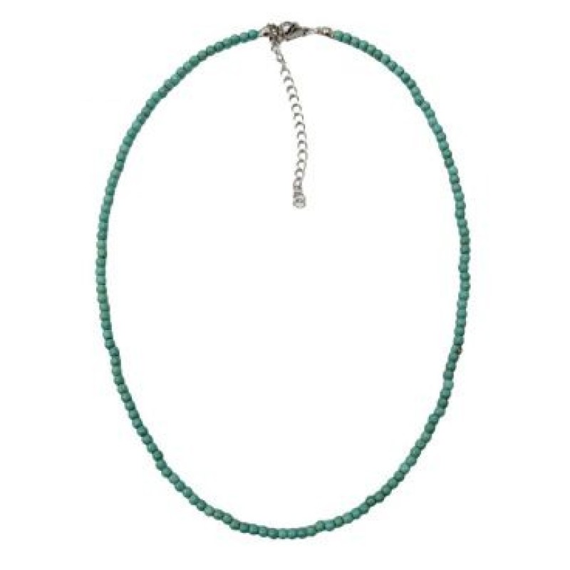 Kostibas 1014-900D3, Κολιέ, Ατσάλι, Πέτρα, Τιρκουάζ