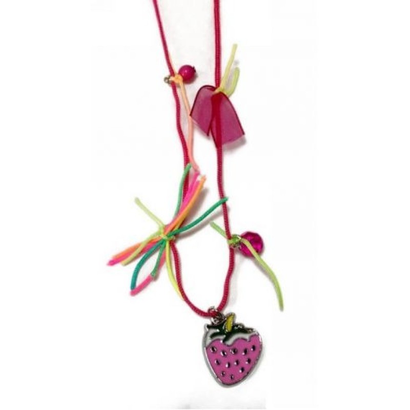 Kostibas 1010-749, Κολιέ, Μεταλλικό, Παιδικό, Φούξια