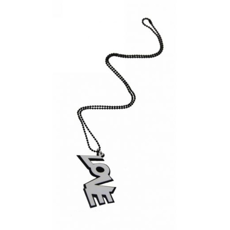 Kostibas 1043-401, Κολιέ, Καουτσούκ, Παιδικό, Ασπρόμαυρο