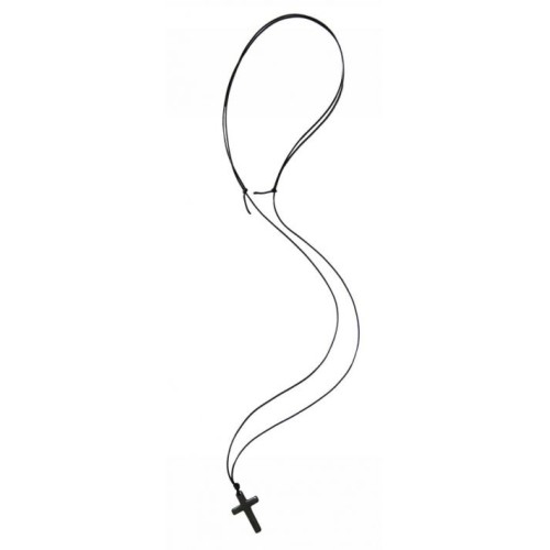 Kostibas 1150-002G, Ανδρικό, Εκκλησιαστικό, Μενταγιόν, Σχοινί, Γκρι