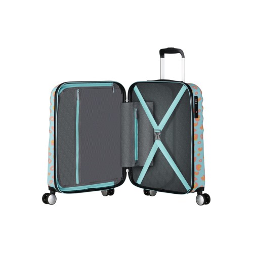 American Tourister 152579-A458 Minnie Pastel Dots, Σκληρή, Μικρή/Καμπίνας, ΑΤΑΝ, Σιέλ