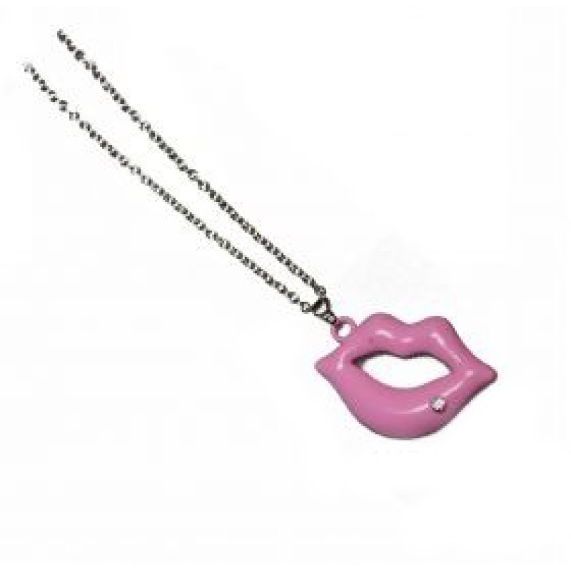 Kostibas 1117-401R, Κολιέ, Σμάλτο, Παιδικό, Ροζ