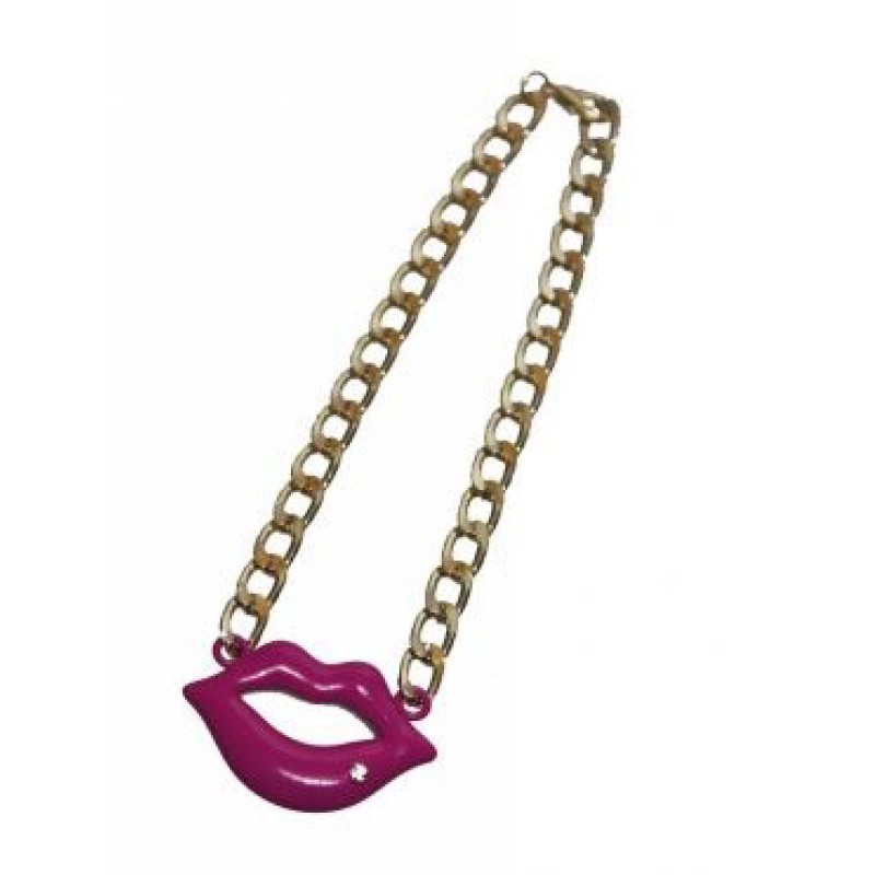 Kostibas 1135-401F, Κολιέ, Σμάλτο, Παιδικό, Φούξια