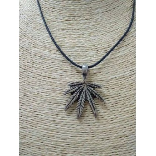 Kostibas 1110-001A, Κολιέ, Ανδρικό, Μοτίφ, Καουτσούκ, Μέταλλο, Ασημί