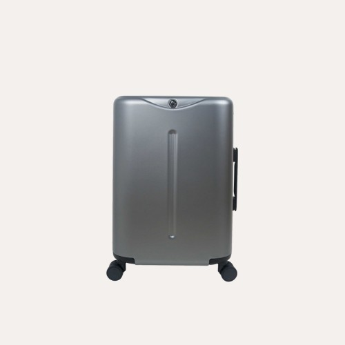 MiaMily Lug2018MB Carry on with Childseat, Polycarbonite/Polypropylene, Μικρή/Καμπίνας, Γκρι