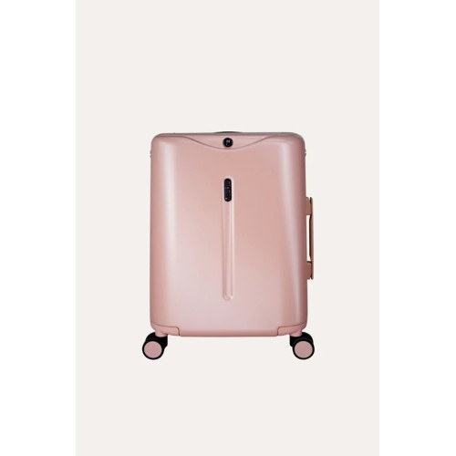 MiaMily Lug2018MB Carry on with Childseat, Polycarbonite/Polypropylene, Μικρή/Καμπίνας, Ροζ