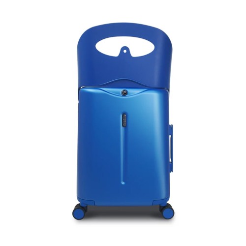 MiaMily Lug2018MB Carry on with Childseat, Polycarbonite/Polypropylene, Μικρή/Καμπίνας, Μπλε