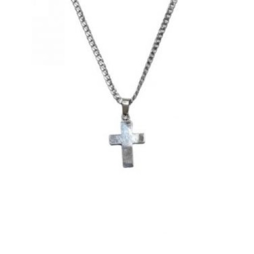 Kostibas 1313-464A, Σταυρός, Stainless Steel, Ατσάλι, Ασημί