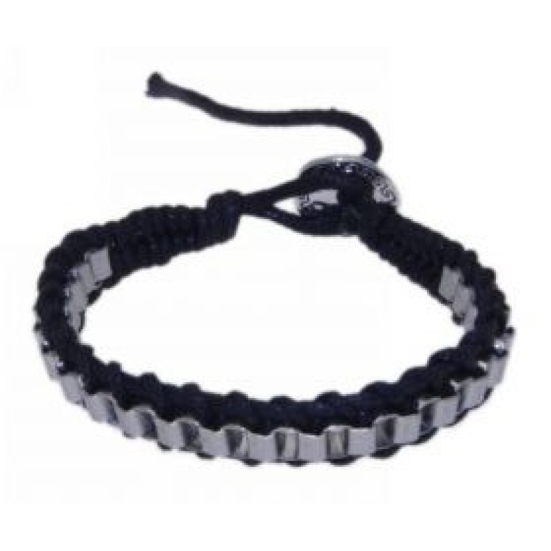 Kostibas 1512-301A, Βραχιόλι, Σχοινί, Μέταλλο, Ασημί