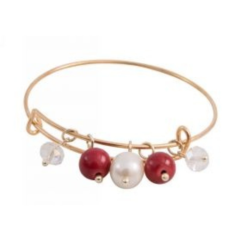Kostibas 1512-848XE, Βραχιόλι, CCB, Μέταλλο, Χρυσό/Κόκκινο