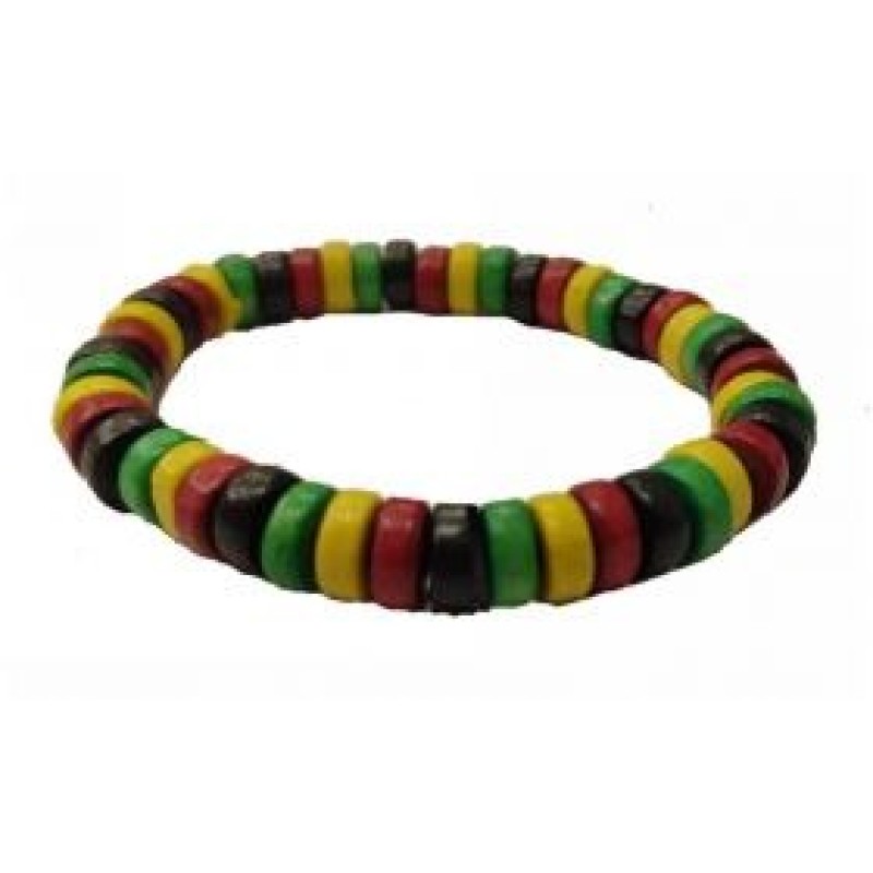 Kostibas 1518-042B, Βραχιόλι, Ξύλο, Coconut, Πολύχρωμο