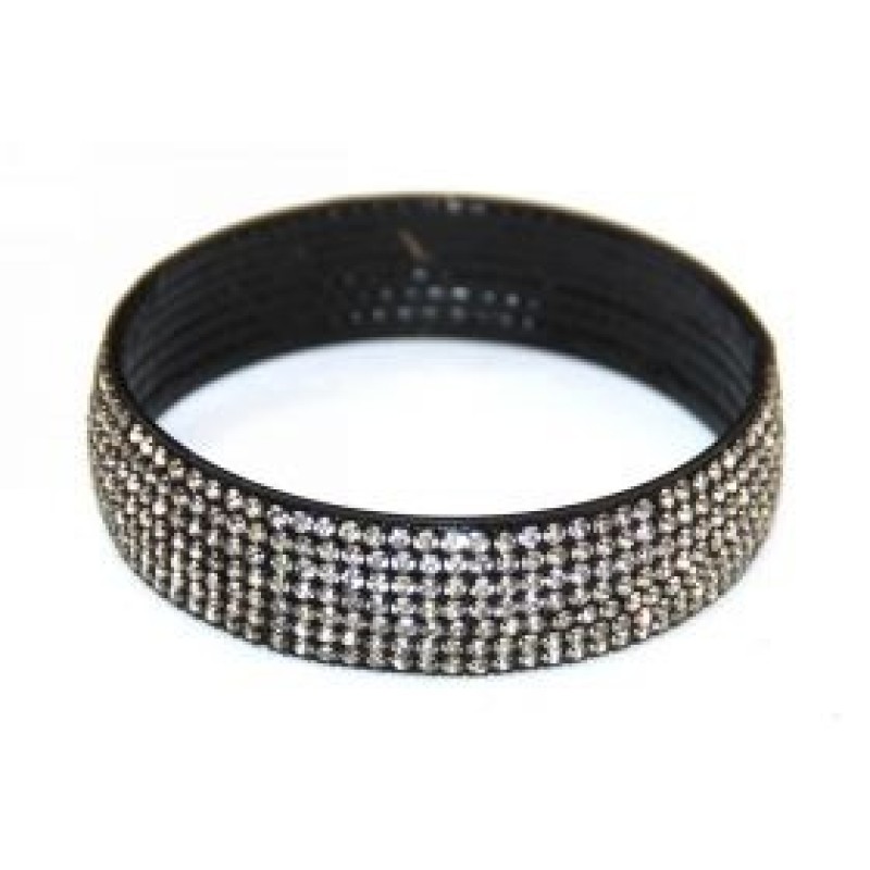 Kostibas 1521-054M, Βραχιόλι, Στρας, Μαύρο