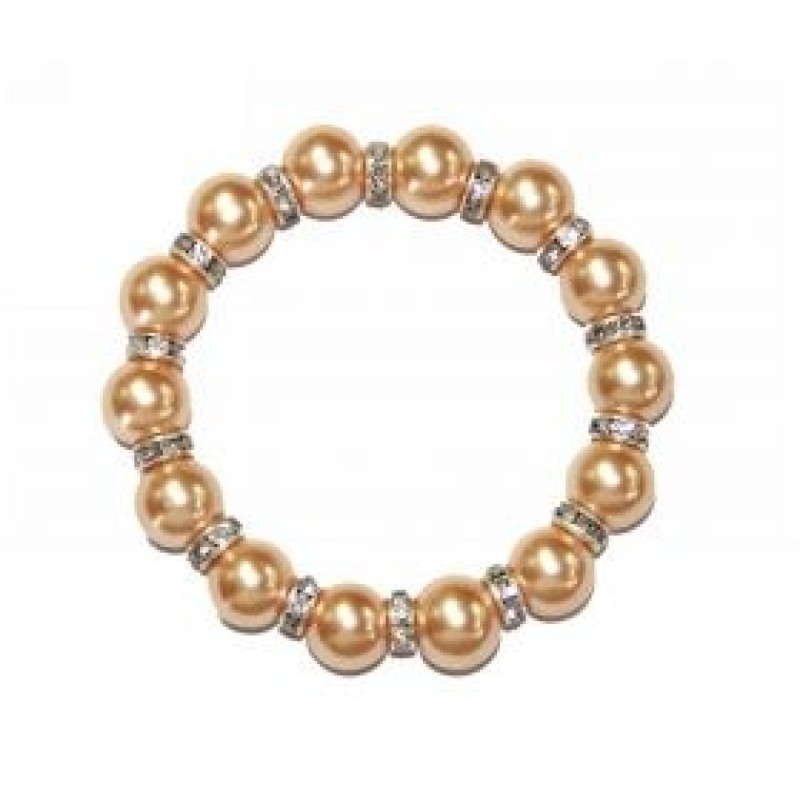 Kostibas 1522-200D, Βραχιόλι, Πέρλα, Χρυσό
