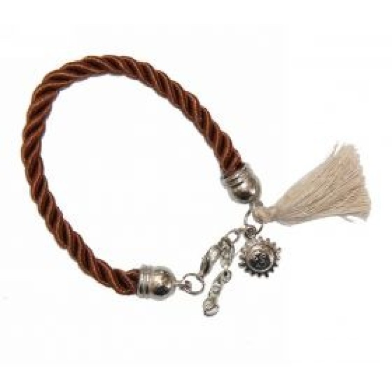 Kostibas 1539-352K, Βραχιόλι, Σχοινί, Καφέ