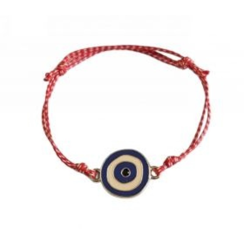 Kostibas 1539-727XU, Βραχιόλι Μάρτης, Σχοινί, Σμάλτο, Κόκκινο