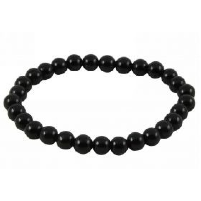 Kostibas 1550-822M6, Βραχιόλι Ανδρικό, Αχάτη, Μαύρο