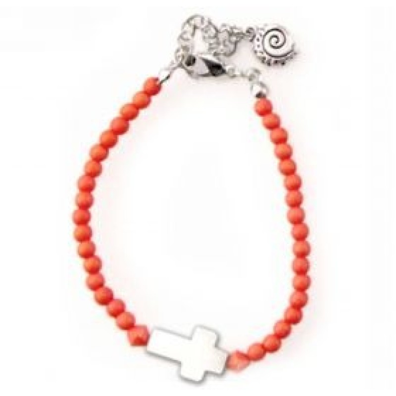 Kostibas 1559-100Q, Βραχιόλι, Εκκλησιαστικό, Φίλντισι, Πορτοκαλί
