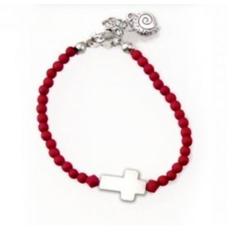 Kostibas 1559-100U, Βραχιόλι, Εκκλησιαστικό, Φίλντισι, Κόκκινο