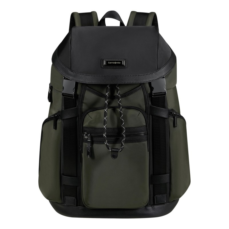 Samsonite 153267-1388 Relyon, Σακίδιο Πλάτης Laptop 15, Ύφασμα, Πράσινο