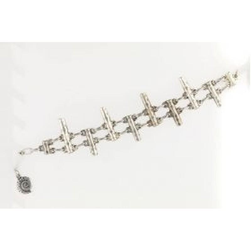 Kostibas 1510-112, Βραχιόλι, Μέταλλο, Αλυσίδα, Ασημί