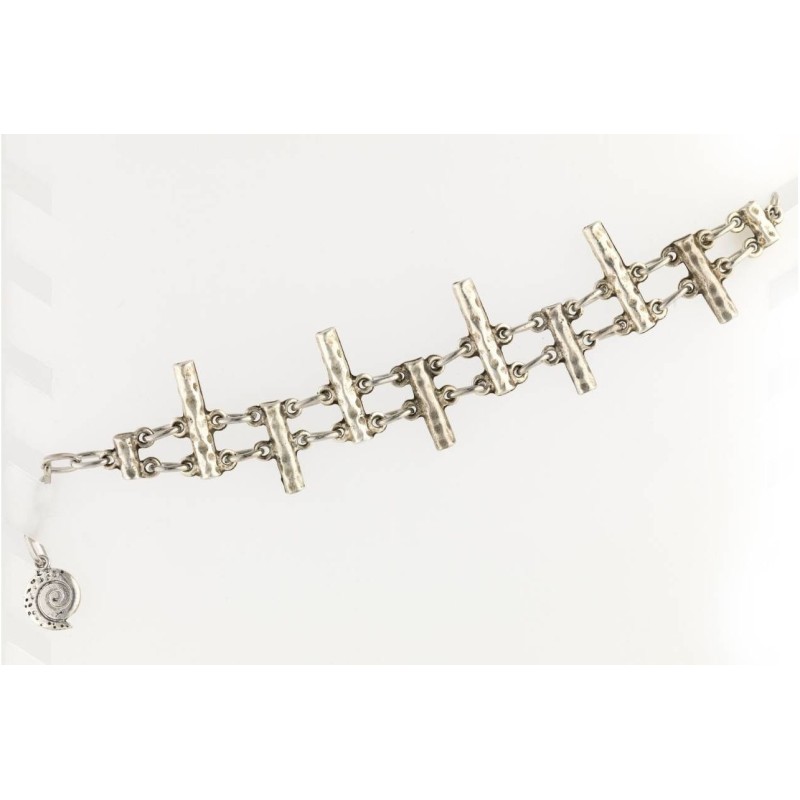 Kostibas 1510-114, Βραχιόλι, Μέταλλο, Αλυσίδα, Λευκό