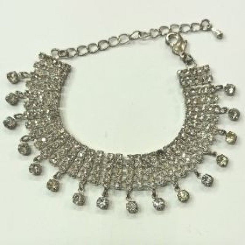 Kostibas 1521-204, Βραχιόλι, Στρας, Ασημί